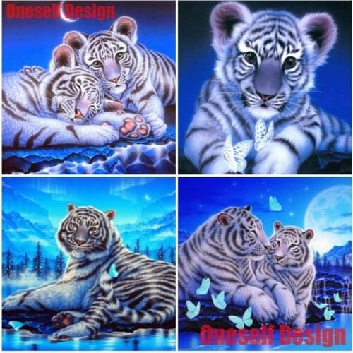 Great 5d diamond embroidery full set animal picture of rhinestones tiger 5d diamond painting full square 5d diamond mosaic sale