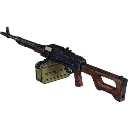 3D Paper Puzzle Model 1: 1 Size Paper Model PKM Machine Guns