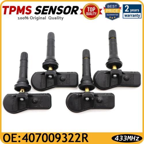 407009322R Car TPMS Tire Pressure Monitoring Sensor For Opel Movano Vivaro Renault Captur Clio Van Dokker 433mhz 2012-2020