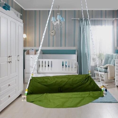 Baby Hammock Baby Cribs Cotton Fabric Comfortable Sleeping Hanging Basket Nest Newborn Child Room Bed Cot Direct Shipping