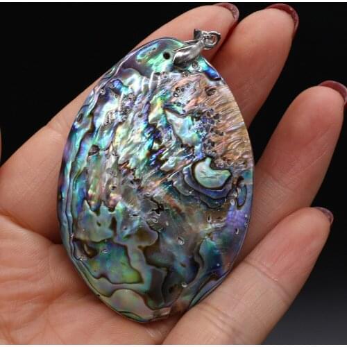 Natural Shell Pendant For DIY Jewelry Making Necklaces Bracelets Earrings Car Accessories Large Size 40*58mm