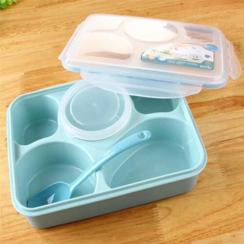 Portable Lunch Box Bento Box Soup Bowl Picnic Food Container For Kids Sealed Salad Box Outdoor Camping Lunch Box Tableware