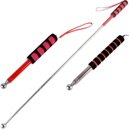 115CM Thickened Telescopic Rod Detection Hammer Hollowing Drum Hammer Sound Inspection Tool Teaching stick Construction tools