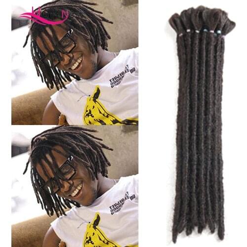 Hair Nest Short Dreads Crochet Braid Hair Handmade Dreadlocks Hair Extensions 12 Inch Reggae Synthetic Hair Braiding Hair Blonde