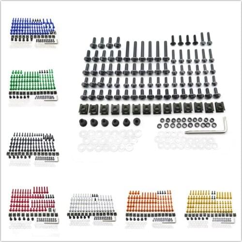 Motorcycle parts Fairing Bolt Kit body screws For kawasaki vulcan Suzuki GSX-R 1000 2005 2006 GSXR CNC HONDA CBR 600F4