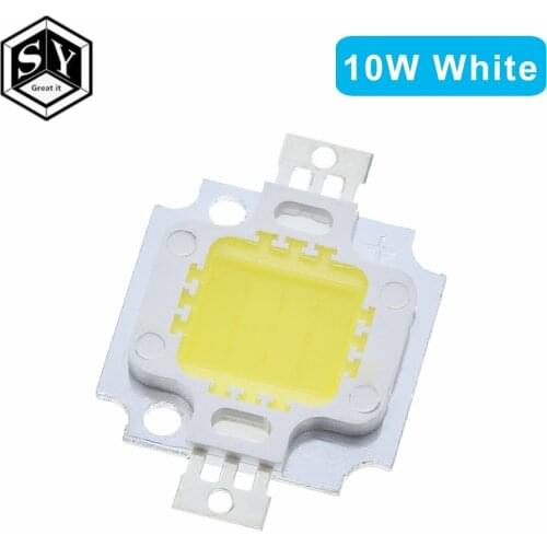 1PCS Great IT 10W LED Chip Bulb 10w led 900lm Lamp Light White Warm white High Power 20*48mli Chip for flood lamp