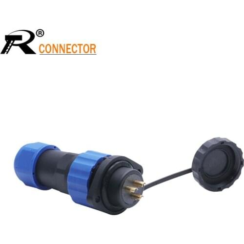10pcs IP68 SP20 Male&Female Plug Socket 1/2/3/4/5/6/7/9/10/12/14pins Flange Aviation Waterproof Wire Connector Panel Mount Type