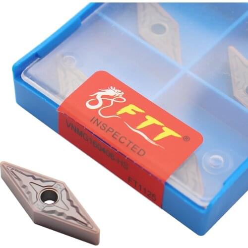 10pcs VNMG160408 HS FT1125 High Quality External Turning Tool VNMG 160408 Carbide Inserts CNC Lathe Tools For Stainless Steel