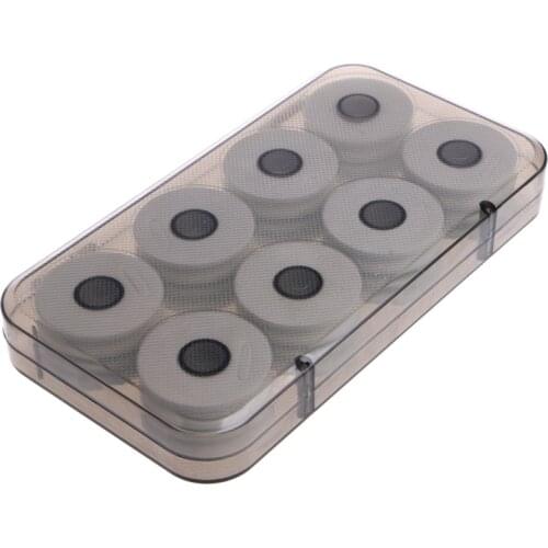 2021 New 8/16Pcs Foam Winding Board Fishing Line Wire Shaft Bobbin Spools Tackle Box Gift