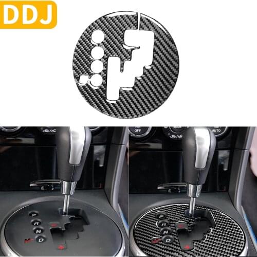 For Mazda RX-8 RX8 SE3P JM1FE 2004-2008 Accessories Gear Shift Panel AT Shifter Surround Carbon Fiber Modified Interior Sticker