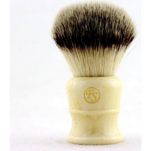 "FS"-30MM G1 Synthetic Fiber Shaving Brush Faux Ivory Handle+FREE SHIPPING