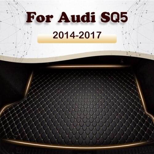 Car trunk mat for Audi SQ5 2014 2015 2016 2017 cargo liner carpet interior accessories cover