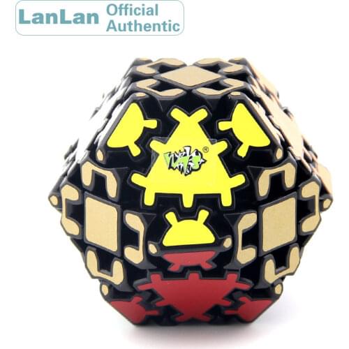 LanLan Gear Tetradecahedral Magic Cube 6 Edges 14 Sides Neo Speed Puzzle Antistress Teasers Educational Toys For Children