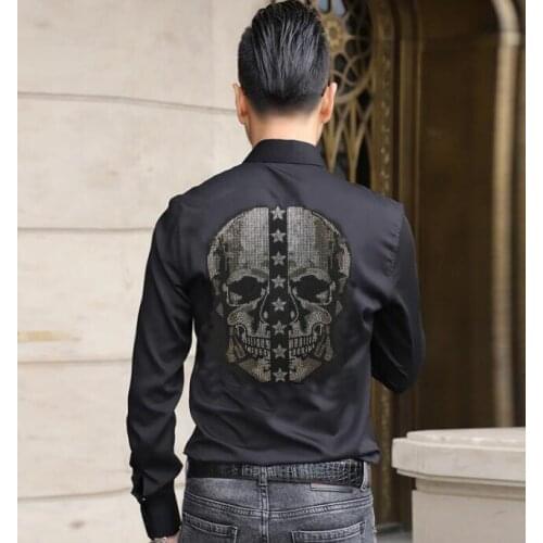 2021 high quality Brand New Mens Shirt long Sleeve Hot drill Casual 2 Color Men Shirts For Male Tops Man