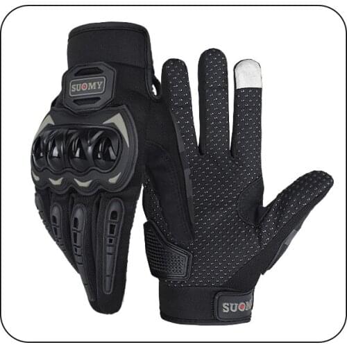Motorcycle glove Knight full finger protective shell shatter-resistant touch screen breathable off-road equipment bike gloves