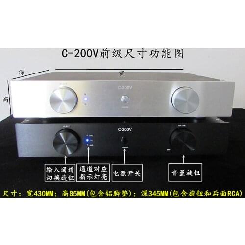 Refere to Accuphase C200 Circuit C-200V Pure class A Preamp HIFI amplifier 7Hz-130KHz