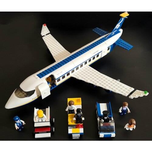 Building blocks assembled toys puzzle brain model airplane puzzle 8 year old boy gift toy
