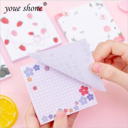 1PCS Notepad Memo Pad Sticky Notes Stationery Sticker Posted It Planner Stickers Notepads Student Message Office School Supplies