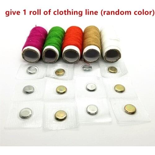 10pcs 12mm PVC Waterproof Invisible Hidden Buttons Sew in Magnetic Snaps Closure Bag Clothes Magnet Accessories Small