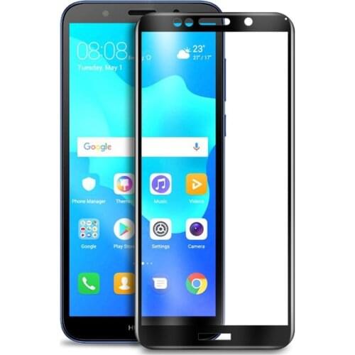 3D Tempered Glass For Huawei Y5 Prime 2018 Full Cover 9H Protective film Explosion-proof Screen Protector For DRA-L02 DRA-L22