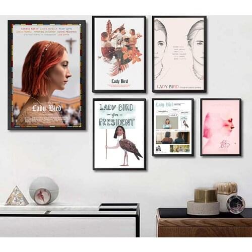 5D Diamond Painting Lady Bird Movie Greta Gerwig Saoirse Rona Cross Stitch Embroidery Mosaic Needlework Sets Home Decor