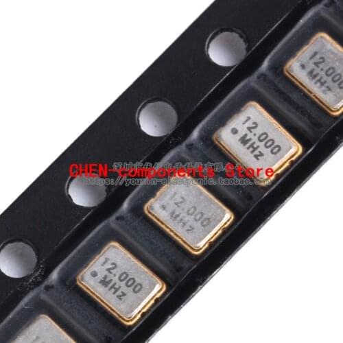 5pcs SMD Active Crystal 3225 12.000MHz L 3.3V 3.2*2.5mm 4 feet Resonator