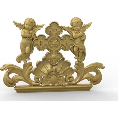 Angels 3D model relief STL model for CNC Router carving engraving artcam type3 aspire M367
