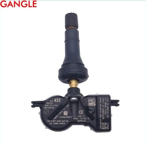 TYRE PRESSURE SENSOR FOR 2017-2023 JEEP RENEGADE 433MHz TPMS JEEP TIRE PRESSURE SENSOR 68313387AB 68252493AA 68252493AB