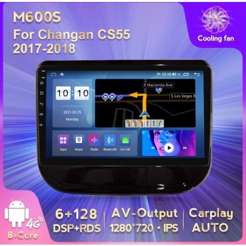 DSP 4G For Changan CS55 2017 2018 Android 11 Head Unit GPS Navigation autoradio Stereo Car Radio Multimedia Player Recorder 2Din