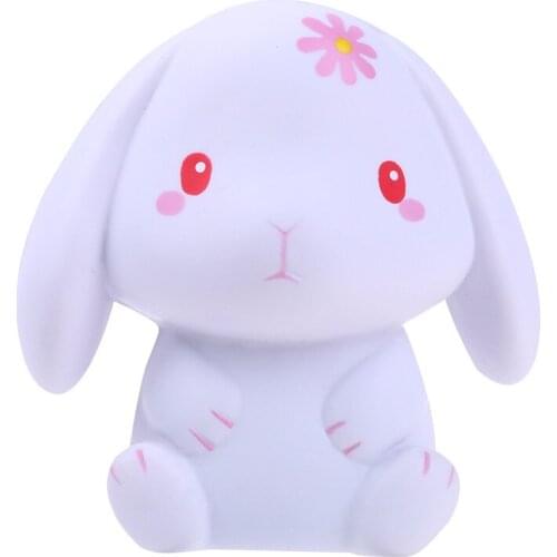 Anti-stress Adorable Rabbit Slow Rising Cream Scented Stress Relief Toys Cute Cartoon Bunny Squeeze Squishies Toy