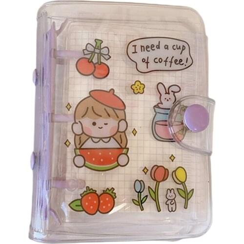 Cartoon 3 Hole Loose Leaf Notebook Binder Planner Diary Journal Agenda