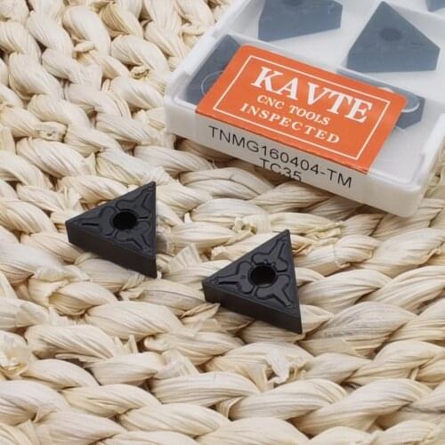 KAVTE TNMG160404-TM R-S L-S R-VF HQ TNMG160408 Medium Finish Machining of Hard Steel Tungsten CNC Cutter Turning Carbide Inserts