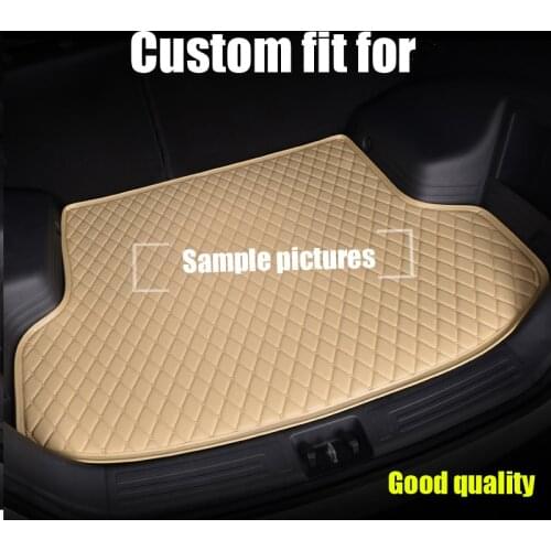 RKAC Custom fit Car trunk mats for Mercedes Benz CLA CLK W209 CLS W218 W219 2015-2017 BOOT LINER TRUNK CARGO TRAY CARPET MAT
