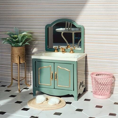 Aizulhomey Mini Metal Trash Can Mouse Dollhouse Furniture OB11 BJD Lol Blyth For Dolls Accessoires Bathroom Bedroom Kitchen Toys