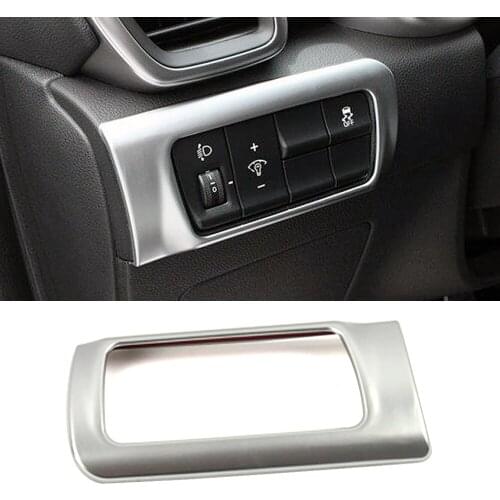 For Kia Sportage QL 2015-2019 Car Front Head Light Lamp Adjust Button Switch Cover Trim Interior Accessories Decoration Sticker
