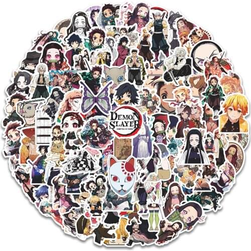 100Pcs Inexorability Swordsmen Sticker Adult Waterproof Suitcase Bike Motorcycle Helmet Car Styling Accessories Stickers