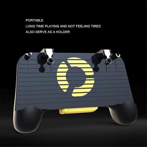 New PUBG Mobile joystick controller handle gamepad free fire button aim key for Smart Phone PUBG trigger l1r1 game grip holder