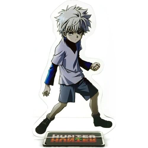 HUNTER HUNTER Killua Zoldyck GM acrylic stand figure model plate holder cake topper anime