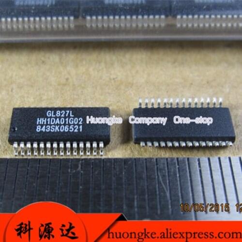 Original 2pcs/lot GL827L GL827 GL827L-HHG SSOP-28 Card reader chip SMD IC
