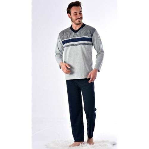 Pemilo Male 2015 Winter Pajamas set Navy Blue
