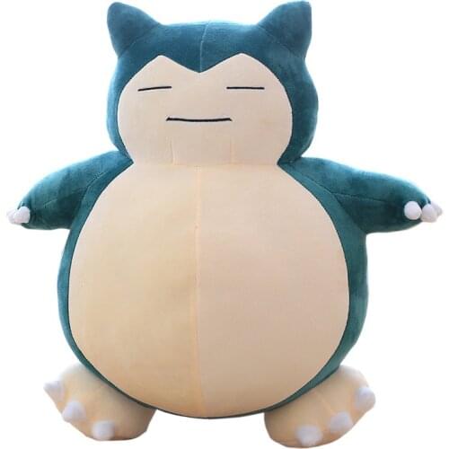 2021 New Hot Pokemones Snorlax plush doll Cute bear Big size stuffed toys soft Pillow Gifts for children kids birthday present
