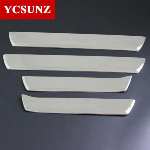 Door Sill Car Accessories Threshold For Toyota Fortuner Hilux SW4 2016 2017 2018 2019