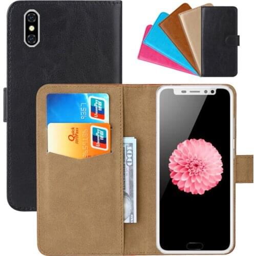 Luxury Wallet Case For iLA X PU Leather Retro Flip Cover Magnetic Fashion Cases Strap