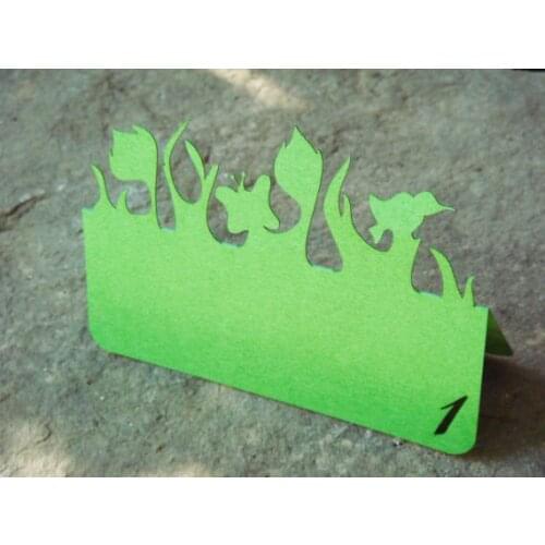 Garden Motif table number card rustic Themed Wedding,bridal shower birthday Rustic Party place cardspc001