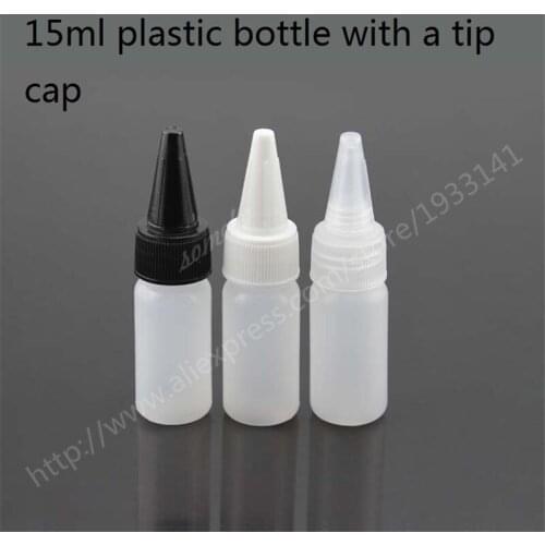 500pcs/lot 15 ml tip cover squeezable shower gel shampoo essential oil sample soft sample bottles 15 cc refilable plastic bottle