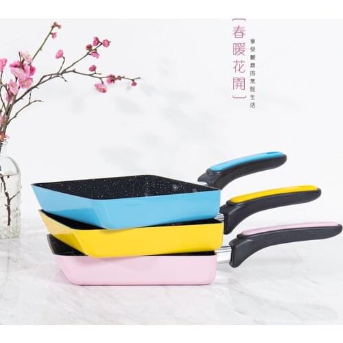 Japanese-Style Thick Egg Tamagoyaki Pot Non-Stick Egg Roll Small Frying Pan Square Non-Stick Pan Griddles & Grill Pans