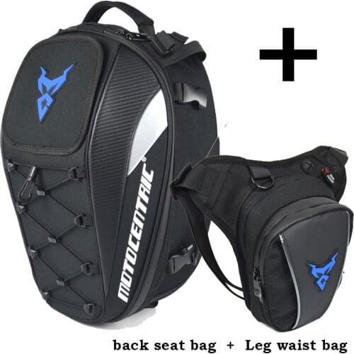 High Quality Mens Waterproof Oxford Waist Bag Drop Leg Belt Hip Fanny Pack Motorcycle Tail Bag Rear Seat Bag Pack Multifunction