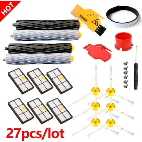 Filters Brushes Replacement Parts Kit HEPA for iRobot Roomba 980 990 900 896 886 870 865 866 800 Vacuum Cleaner Accessories Kit