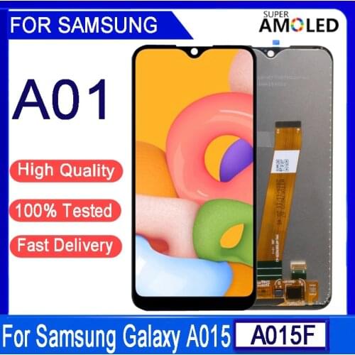 5.7'' Original LCD For Samsung Galaxy A01 A015 LCD Display Touch Screen Digitizer Assembly For Samsung A015 A015F A015G A015DS