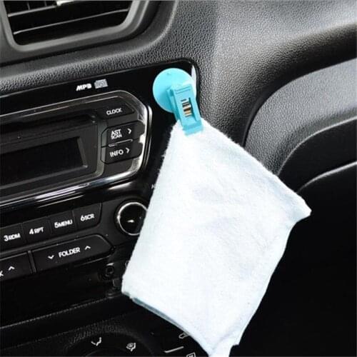 2pcs / Lot Car Window Mount Suction Sucker Clips Hook Holders For Sunshade Curtain Cloth Cards Ticket Stuff